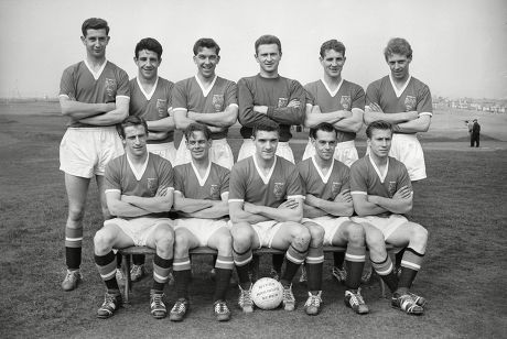 Football 1957 1958 Season Manchester United Editorial Stock Photo