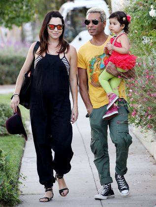 Erin Reese, Tony Kanal and daughter Coco Reese