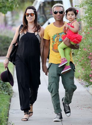 Tony Kanal and Erin Lokitz out and about, Beverly Hills, Los Angeles, America - 06 Oct 2013