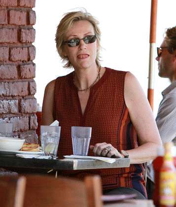 Jane Lynch and Lara Embry out and about, West Hollywood, Los Angeles, America - 15 Oct 2013