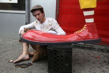 Fibreglass Replica Ronald Mcdonald Having His Editorial Stock Photo ...