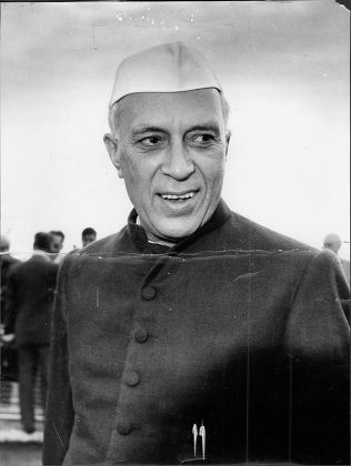 Pandit Jawarharlal Nehru First Prime Minister Editorial Stock Photo ...