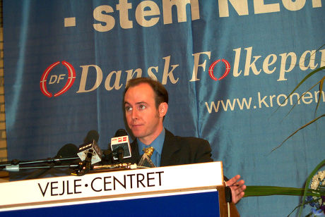 DANIEL HANNAN,BRITISH EURO MP, AT DANISH PEOPLES PARTY 5TH ANNUAL CONGRESS IN VEJLE