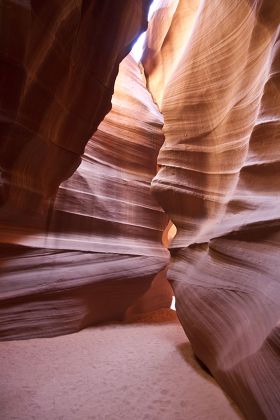 Upper Antelope Canyon Formed By Erosion Editorial Stock Photo - Stock ...