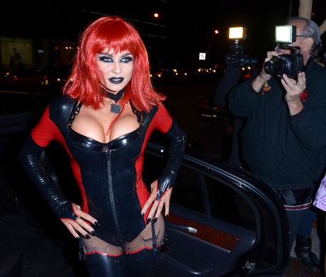 Celebrities at the Halloween parade, Los Angeles, America - 31 Oct 2013