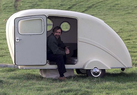 Worlds Smallest Caravan Called Pod Designed Editorial Stock Photo ...