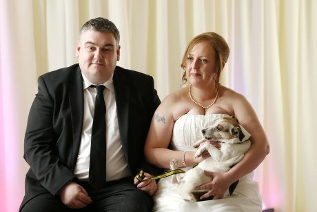Couple get married at Dogs Trust Rehoming Centre with their three dogs in attendance, Ireland - 01 Nov 2013