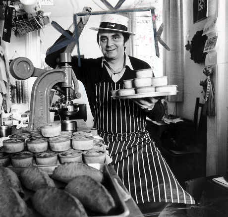 Peter Myers - New York Pork Pie Man Pictured In The Kitchen Of His Flat Where He Makes The Pies And Pasties.