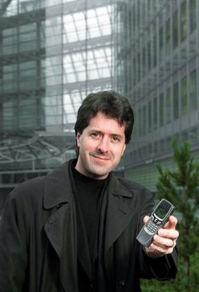 Nokia's chief designer Frank Nuovo in front of the Nokia headquarters in Espoo, Helsinki, Finland - January 10 Jan, 2001