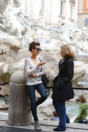 Kate Beckinsale out and about in Rome, Italy - 09 Nov 2013