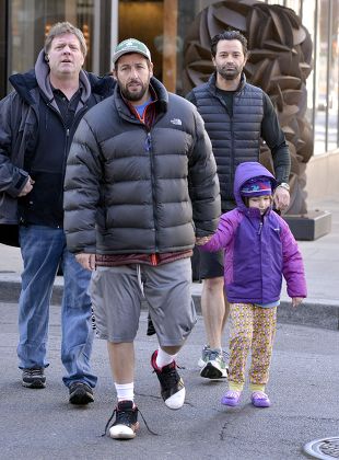 Adam Sandler out and about, New York, America - 10 Nov 2013