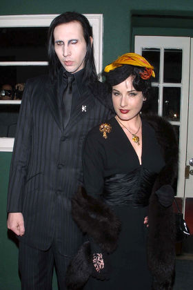 Marilyn Manson New Girlfriend Dita Editorial Stock Photo - Stock Image 