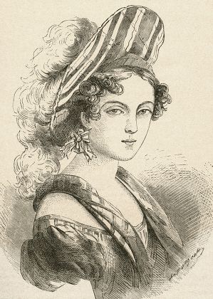 Henriette Sontag Later Countess Rossi 1806 Editorial Stock Photo ...