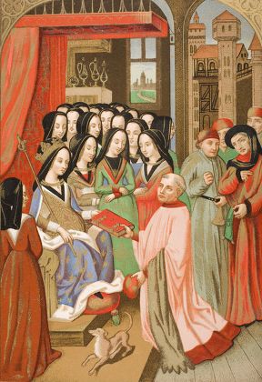 Court Mary Anjou 1404 1463 Wife Editorial Stock Photo - Stock Image ...