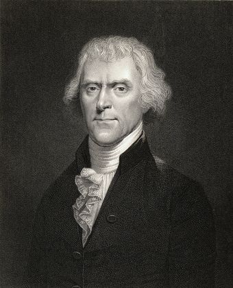 Thomas Jefferson 17431826 3rd President Usa Editorial Stock Photo ...