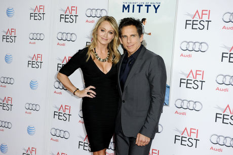 Ben Stiller Wife Christine Taylor Editorial Stock Photo - Stock Image