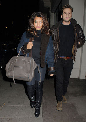 Vanessa White and Gary Salter out and about, London, Britain - 15 Nov 2013