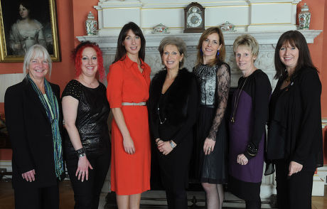 Shelley Gilbert (centre) With Samantha Cameron And Darcy Bussell At 10 Downing Street During The Inspirational Women Of The Year Finalist's Visit. Other Finalists Left To Right Andrea Fox Justine Laymond Clare Dimmer And Pam Marshall.