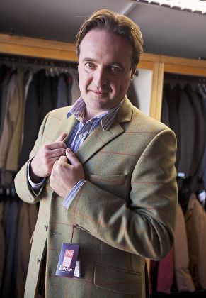 Daily Mail Feature Writer Guy Walters At The Famous Gentleman's Outfitters In Cheltenham Which Is Closing Down After 126 Years.