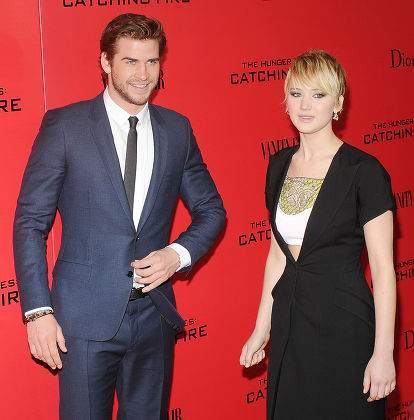 Liam Hemsworth Jennifer Lawrence Editorial Stock Photo - Stock Image ...