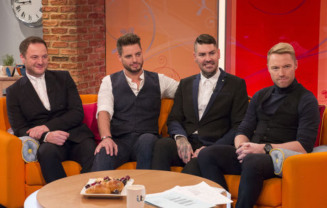 Boyzone Mikey Graham Keith Duffy Shane Editorial Stock Photo - Stock