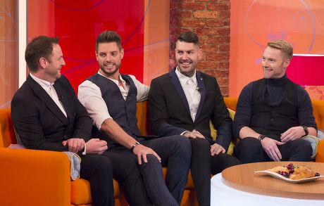 Boyzone Mikey Graham Keith Duffy Shane Editorial Stock Photo - Stock