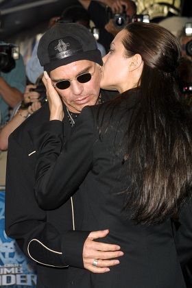 Angelina Jolie Kissing Husband Billy Bob Editorial Stock Photo - Stock