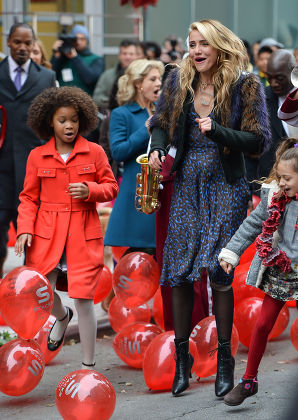 Cameron Diaz Jamie Foxx Quvenzhane Wallis Editorial Stock Photo - Stock