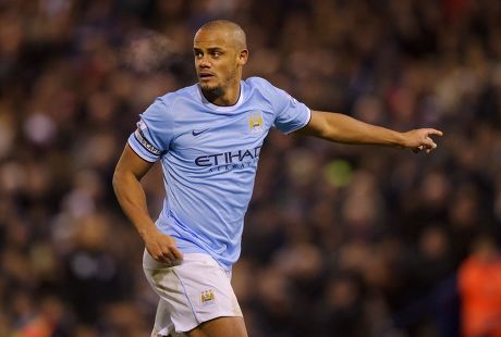 Vincent Kompany Manchester City Editorial Stock Photo - Stock Image