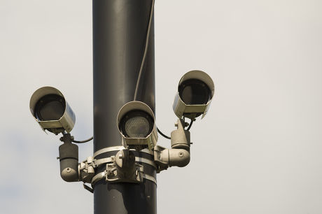 Anpr Cameras Monitoring Traffic Identify Unpaid Editorial Stock Photo 