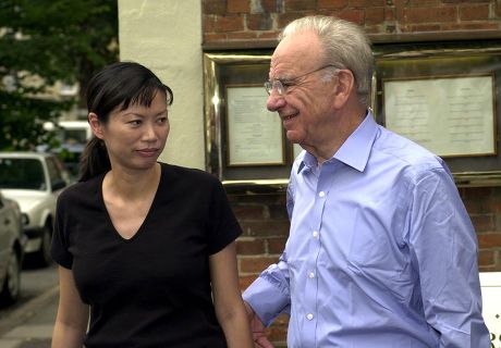 Rupert Murdoch Wife Wendi Deng Editorial Stock Photo - Stock Image