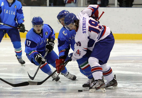 Great Britain v Italy, U20 Men's World Ice Hockey Championship at the Ice Bowl, Dumfries, Scotland, Britain - 09 Dec 2013