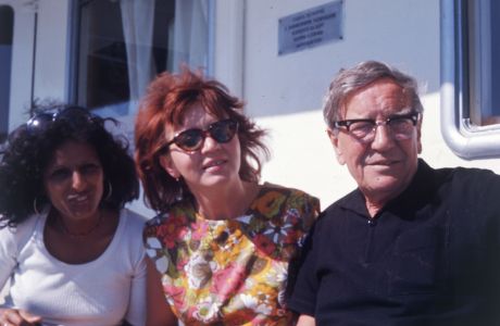 British Spy Kim Philby (died 11/5/1988) In Russia With 4th Wife Rufina Ivanovna Pukhova (nina Philby) And Nishia Philby Wife Of His Son John Philby.
