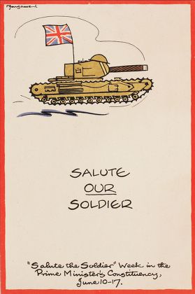 Ww2 Propoganda Poster Salute Our Soldier Editorial Stock Photo - Stock ...