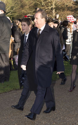 Members of The Royal Family attend a Christmas Day service at St Mary Magdalene Church on The Sandringham estate, Norfolk, Britain - 25 Dec 2013