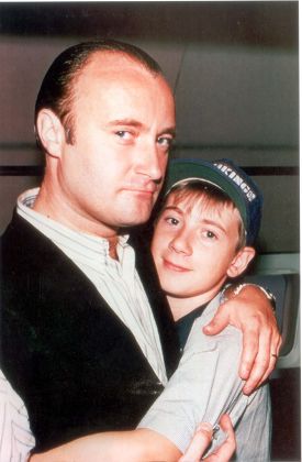 Phil Collins And Son Simon Collins Age 14.