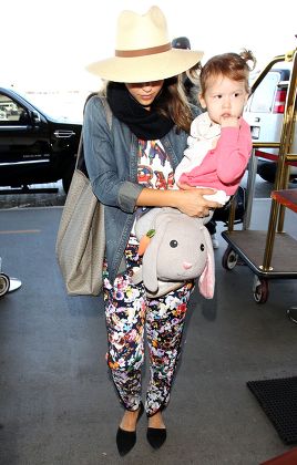 Jessica Alba Daughter Haven Editorial Stock Photo - Stock Image