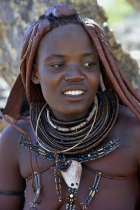 Himba Woman Typical Hair Style Editorial Stock Photo - Stock Image ...