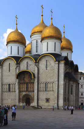 Dormition Cathedral Uspensky Sobor Kremlin Editorial Stock Photo