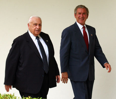 Ariel Sharon in Washington D.C., America