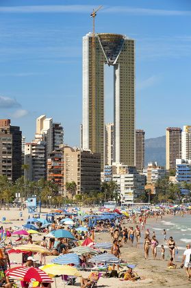 Intempo Edificio Intempo Benidorm Luxury Skyscraper Editorial Stock 