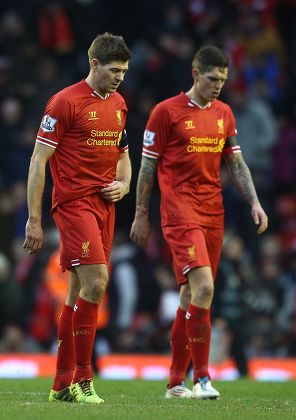 Steven Gerrard Daniel Agger Liverpool Show Editorial Stock Photo