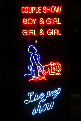 280px x 420px - Neon Lights Sex Palace Porn Shop Editorial Stock Photo - Stock Image |  Shutterstock