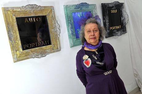 Ultra Violet 'Selfie' exhibition at Galerie Depardieu in Nice, France - 17 Jan 2014
