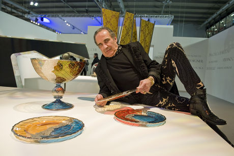 The designer Carlo Rampazzi at 'La Magnifica Forma' exhibition, Milan, Italy - 21 Jan 2014