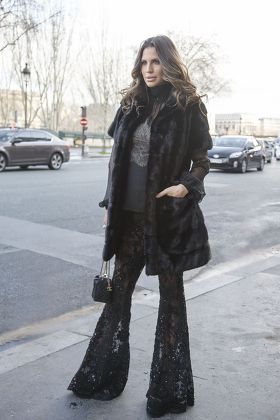 Street style at Paris Fashion Week, France - 23 Jan 2014