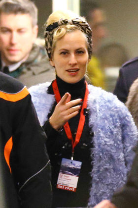 Guests arrive for the wedding of Andrea Casiraghi and Tatiana Santo Domingo, Gstaad, Switzerland - 31 Jan 2014