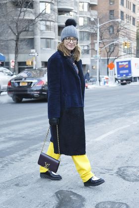 Street Style at New York fashion week, New York, America - 11 Feb 2014