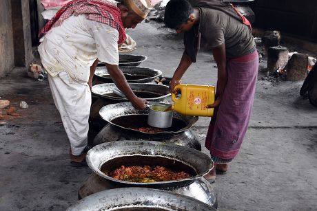 Local Chefs Cooking Beef Mezban Word Editorial Stock Photo - Stock ...