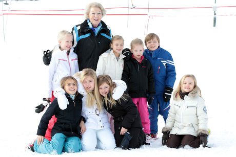 Dutch Royal family on skiing holiday in Lech, Austria - 17 Feb 2014